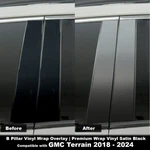 Pillar Vinyl Wrap Overlays Compatible With Gmc Terrain 2018 2024. Fixed Price $19.99.