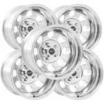 (set Of 5) Pro Comp PA69 Vintage 15X8 5X4.5" -19MM Polished Wheels Rims 15" Inch. Fixed Price $1106.95.