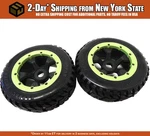 1/5 Scale Baja Truck Mounted Mud Terrain Tire On Rims (green). Fixed Price $54.09.