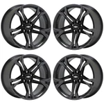 20" Chevrolet Camaro ZL1 Black Chrome Wheels Rims Factory Oem 5775 5776 Exchange. Fixed Price $845.00.