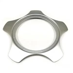 Rotiform Gloss Silver Center Hub Cap 6"OD 1/4"H Snap-in Open-end 33410-15RS. Fixed Price $27.58.