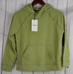 Stio Turpin Fleece Hoodie Kids Medium 10 Terrain Heather Green Nwt. Fixed Price $59.99.