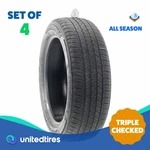 Set Of (4) Used 235/55R20 Bridgestone Alenza Sport A/s 102V - 6.5/32. Fixed Price $198.56.