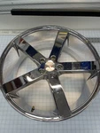 Cavallo CLV-5208551143+35NCR True Chrome Wheel. Fixed Price $100.00.