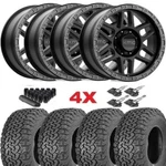 Kmc Wheels Bfgoodrich Fits Chevy Silverado Black Rims A/t Tires 2957017 17X8.5. Fixed Price $2995.00.