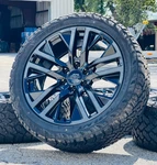 22" Black 2026 Chevy Silverado Tahoe 2025 Gmc Sierra Wheels Rims Tires 84799395. Fixed Price $1894.00.