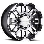 Vision Wheel 375-6881GBMF-6 Warrior 16X8 8X6.5 -6MM Gloss Black/machined. Fixed Price $172.55.