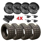 20X10 Gloss Black Wheel Tire Package 33 12.50 Mud Terrain Set. Fixed Price $1999.00.