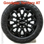 4 Chevy Silverado 2500 3500 22 Factory Oem Gloss Black Wheels Rims Gdy Tires. Fixed Price $4595.00.
