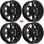 17 Black Fuel Wheels Rims Fits Chevrolet Gmc Five 5 Trucks Vans. Fixed Price $995.00.