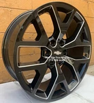 22" Gmc Yukon Sierra Black Milled Wheels Chevy Silverado Tahoe Tires 6LUG G04. Fixed Price $1899.00.