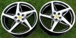 Ferrari 458 Italia Spider Rear Rim Wheels 10.5X20 282333 282335 Genuine Pair. Fixed Price $1000.00.