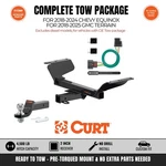 Curt Hitch & Wiring W/ 1-7/8" Loaded Mount For 18-24 Equinox 18-25 Terrain. Fixed Price $252.95.