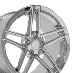 18X9.5/19X10 Chrome 5342 Wheels Set Fit C6 Base Corvette - Z06 Rims. Fixed Price $1111.00.