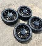 17 Helo Wheels W/ Toyo R888R Track Tires. Fixed Price $1100.00.