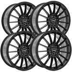 (set Of 4) Drw D15 17X7 4X108/4X4.5" +40MM Gloss Black Wheels Rims 17" Inch. Fixed Price $697.96.