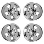 17" Dodge Ram 2500 Pvd Bright Chrome-c Wheels Rims Factory Oem 2498 2010-2018. Fixed Price $1095.95.