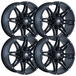 (SET-4) Mayhem Rampage 20X9 6X135/6X139.7 18MM Matte Black Wheels Rims Inch. Fixed Price $1200.40.