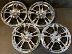 (4) Verde Vseries V36 Protocol Chrome Wheels Rims + Caps 17". Fixed Price $700.00.