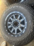 6X135 6X5.5 Dual Drilled 18 Fuel Wheels Inch AT4 Tire Good Tread. Fixed Price $1800.00.