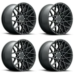 Set 4 Rotiform R112 Blq 18X8.5 5X112 Matte Black Wheels 18" 35MM Rims. Fixed Price $1700.00.