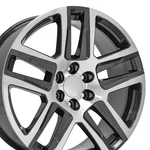 Inch Gunmetal 5913 Rim Fits Chevy Tahoe Suburban Silverado 22X9. Fixed Price $238.00.