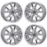 19" Ford Mustang Pvd Bright Chrome Wheels-c Rims Factory Oem 10033 Exchange 2.... Fixed Price $895.00.