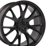 20X9 Satin Black 2528 Wheel Fits Dodge Chrysler Challenger Hellcat Style. Fixed Price $214.00.