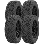 (qty 4) 33X12.50R18LT Fuel Gripper M/t 118Q Load Range Black Wall Tires. Fixed Price $1586.96.