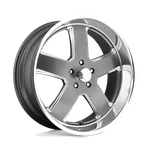 Mag 1PC Wheels Rim U118 Hustler 20X9.5 5X4.75 ET1 72.56CB Matte Gun Metal. Fixed Price $458.00.