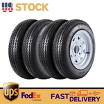 Set Trailer Tire 4.80X12 480-12, 6-PLY Load Range C, Lug On 4.5" White Spoke. Fixed Price $166.99.