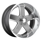22" Mag U118 Hustler 22X9 5X5.0 Matte Gunmetal Wheel 1MM For Chevy Gmc Rim. Fixed Price $533.00.