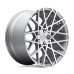 Rotiform R110 Blq Gloss Silver Machined 1-PIECE Wheels: 18X8.5, 5X112, 45 Mm. Fixed Price $452.00.