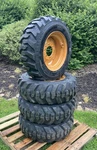 4-10-16.5 SKS-1 Skid Steer Tires/rims For Case 1840 & MORE-10X16.5-12PLY (6 Lug). Fixed Price $1340.00.