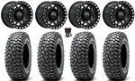 Kmc Torx Beadlock 15" Black/milled +0MM 35" Rocscraper Tires Commander Maverick. Fixed Price $2349.28.