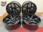 Oem 21" Bmw Style 215 Wheels Rims 2007-19 X5 X6 E70 E71 F15 F16 Gloss Black Used. Fixed Price $1499.95.