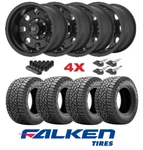 American Racing Wheels Falken Wildpeak AT4W Tires 2857517 Black Rim Baja. Fixed Price $2495.00.