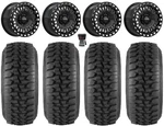 Kmc Aztec Beadlock 15" Wheels Bk +0MM 32" Ds Soft Tires Ranger 1500 & Xpedition. Fixed Price $3209.32.