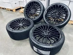 New 19" Black Wheels 19X8.5 Rims Tires Fits: Mercedes C250 C300 C350 C400. Fixed Price $2049.99.