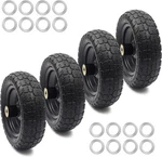 Ar-pro (4-PACK) Replacement Wheels 10 Inch Solid Tire (4-WHEEL), Black. Fixed Price $79.65.