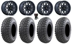 Kmc Technic 15" Wheels Blue 33" Mongrel Tires Ranger 1500 & Xpedition. Fixed Price $1686.00.
