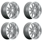 Set Us Mag U111 Rambler 17X8 5X4.5 Matte Gun Metal Machined Wheels 17" 1MM. Fixed Price $1312.00.