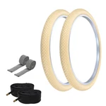Pro+ Tires 26 X 2.125 Cream G-5009 W/tubes & Rim Strips. Fixed Price $32.97.