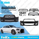 Complete Front Bumper Assembly For Dodge Charger To SRT8 STYLE(2008-2014). Fixed Price $451.34.