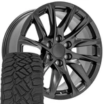 4875 20X9 Srtin Black Oe Wheels & 275/55R20 R/t Tires Set 6X139.7 28ET. Fixed Price $1720.00.
