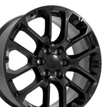 Replica Wheel Fits Chevrolet Suburban 1500 - CV67 Satin Black 22X9. Fixed Price $351.13.