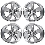 20" Jeep Grand Cherokee Pvd Bright Chrome Wheels-c Rims Factory Oem 9139 Exch.... Fixed Price $995.00.