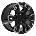 4 New 18X8.5 Oe Wheels CV65 Gloss Black 6X139.7 6X5.5 ET26 CB78.1 Rims. Fixed Price $1124.44.