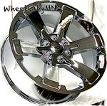 22" Chrome Oe 5662 Replica Rally CK162 Rims Fits 2017 Cadillac Escalade 6X5.5. Fixed Price $1499.99.