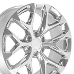 22X9 Chrome Snowflake Wheels Set 5904 Fit Chevy Silverado Tahoe Suburban. Fixed Price $1500.00.